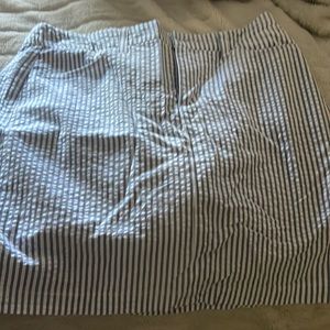 Blue and White skirt